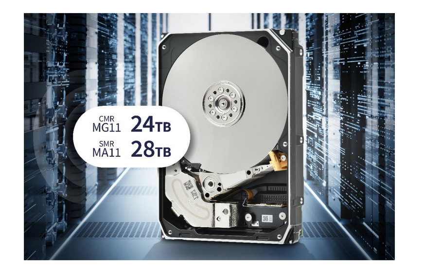 Toshiba lance les disques durs d'entreprise CMR 24 To et SMR 28 To